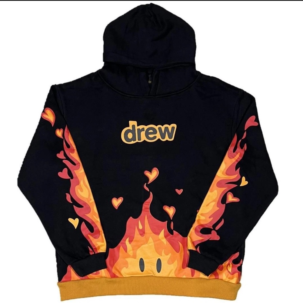 Drew Flame Design Hoodie